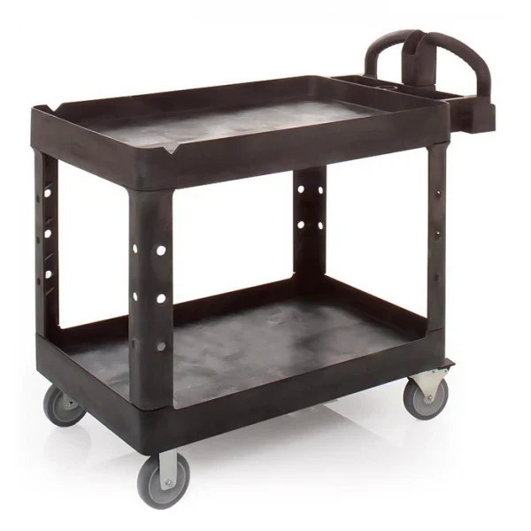Large Heavy Duty 2 Shelf Stock Picking Trolley – 1150 × 660 × 850 mm