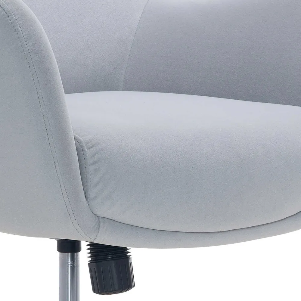 Lillian August Elyse - Fauteuil de bureau en tissu en velours