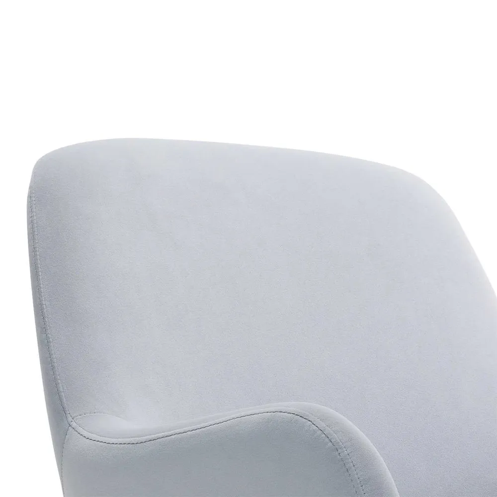 Lillian August Elyse - Fauteuil de bureau en tissu en velours
