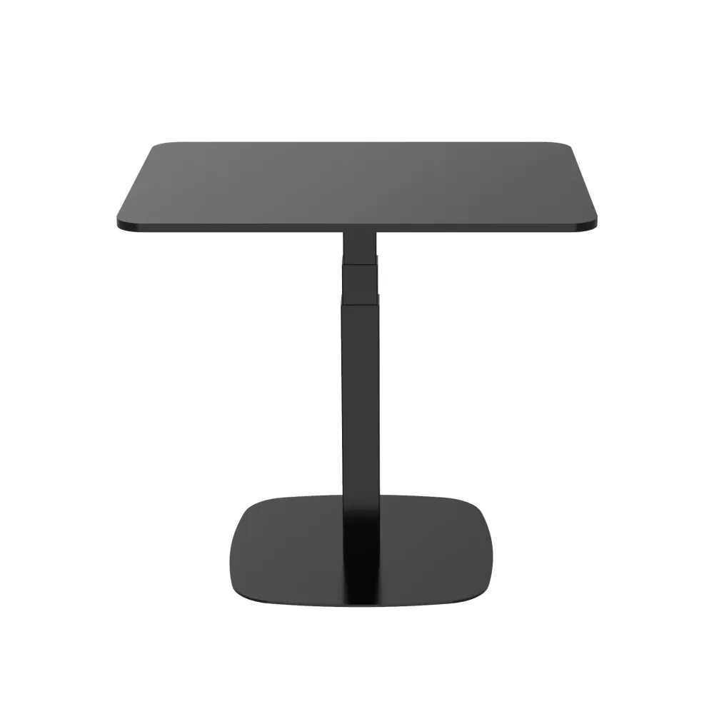 Lykke Bureau debout mobile L200, électrique, Noir, 90 x 55cm
