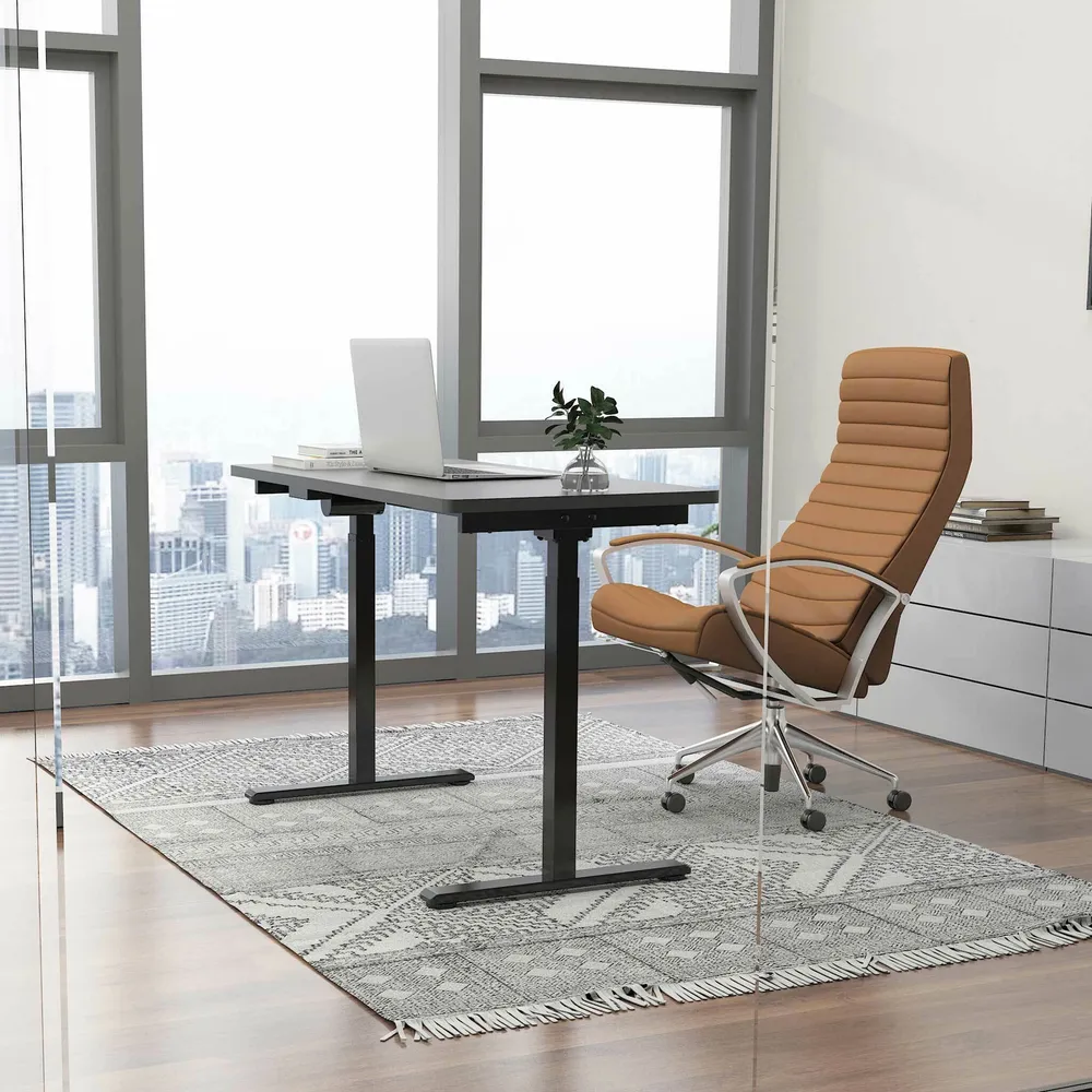 Lykke Bureau électrique M100, noir, 140 x 70 cm