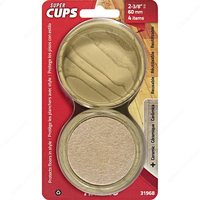 Coupelles en plastique à aspect de bois Madico
