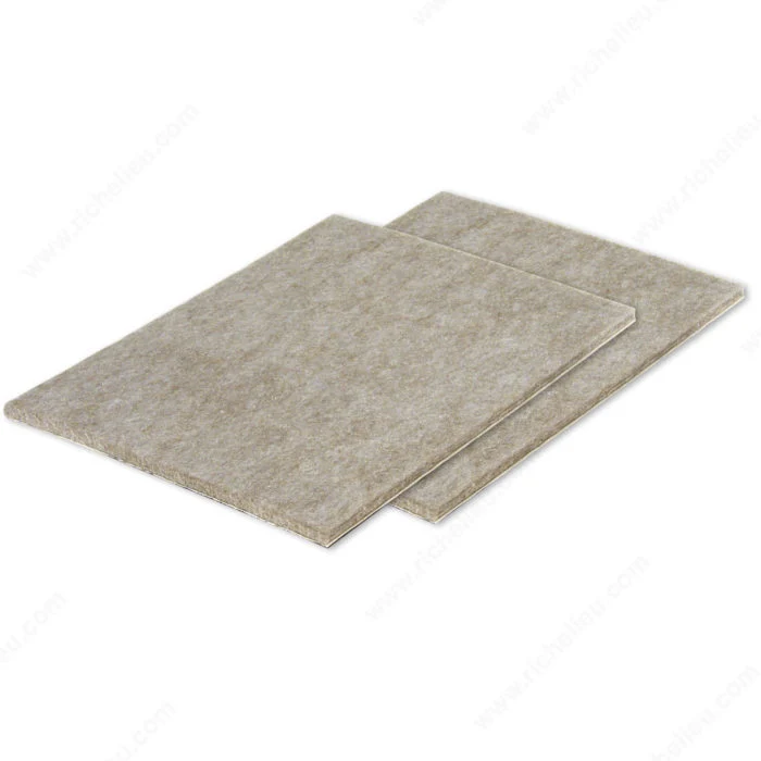 ECO FELTAC® - Coussinets de feutre beiges - Feuille à découper Madico