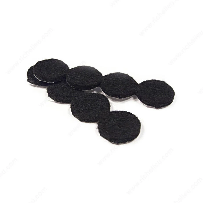 ECO FELTAC® - Coussinets de feutre noirs - Rond Madico
