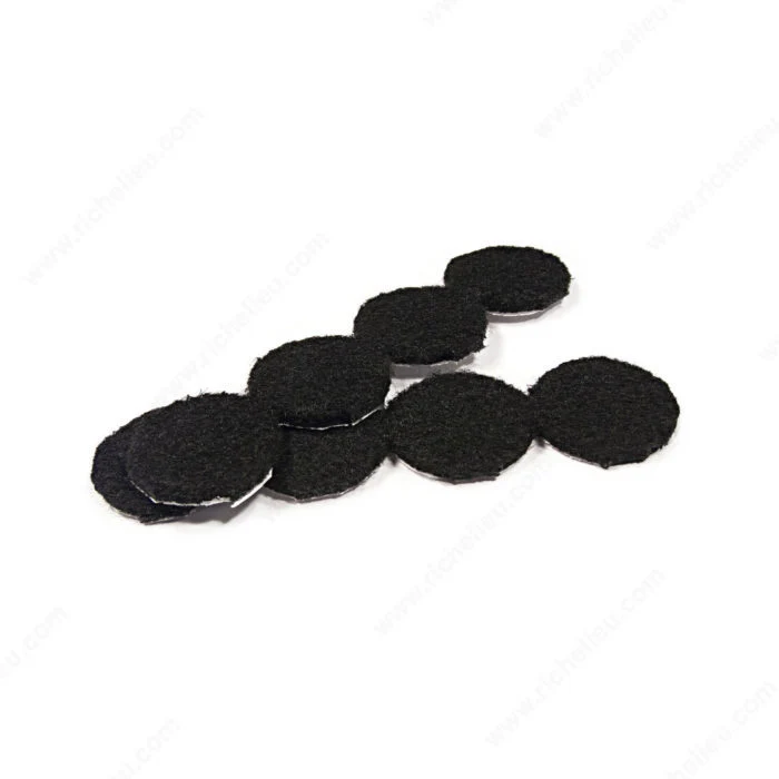 ECO FELTAC® - Coussinets de feutre noirs - Rond Madico