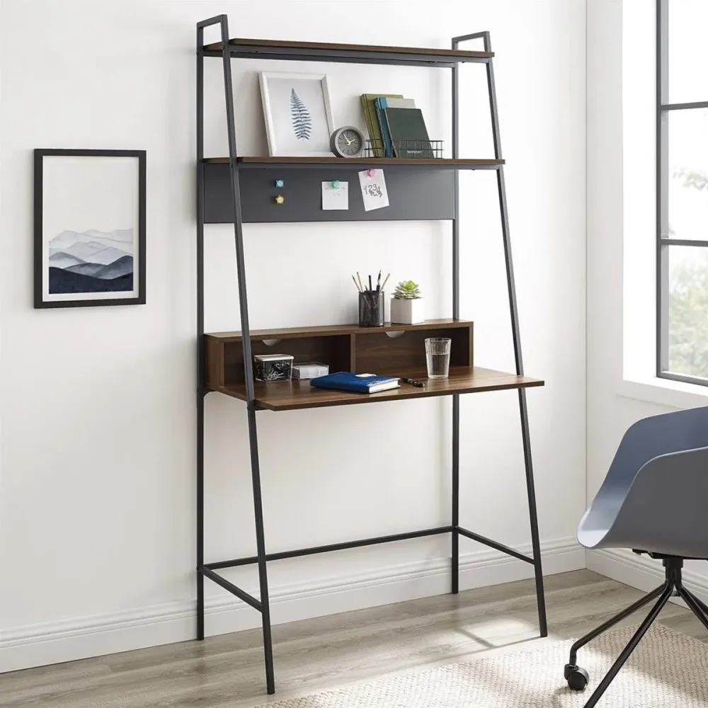 Arlo - Ordinateur échelle en bois Gris Magasins Hart | Hart Stores