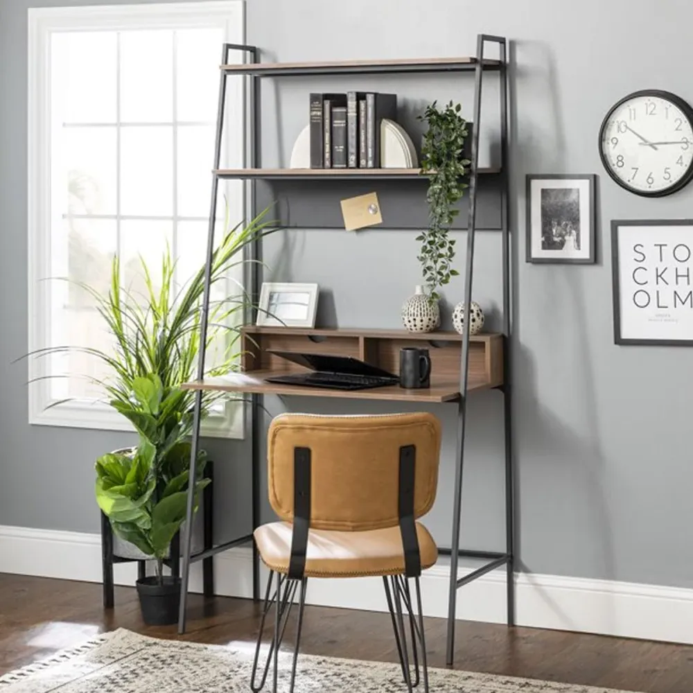 Arlo - Ordinateur échelle en bois Gris Magasins Hart | Hart Stores
