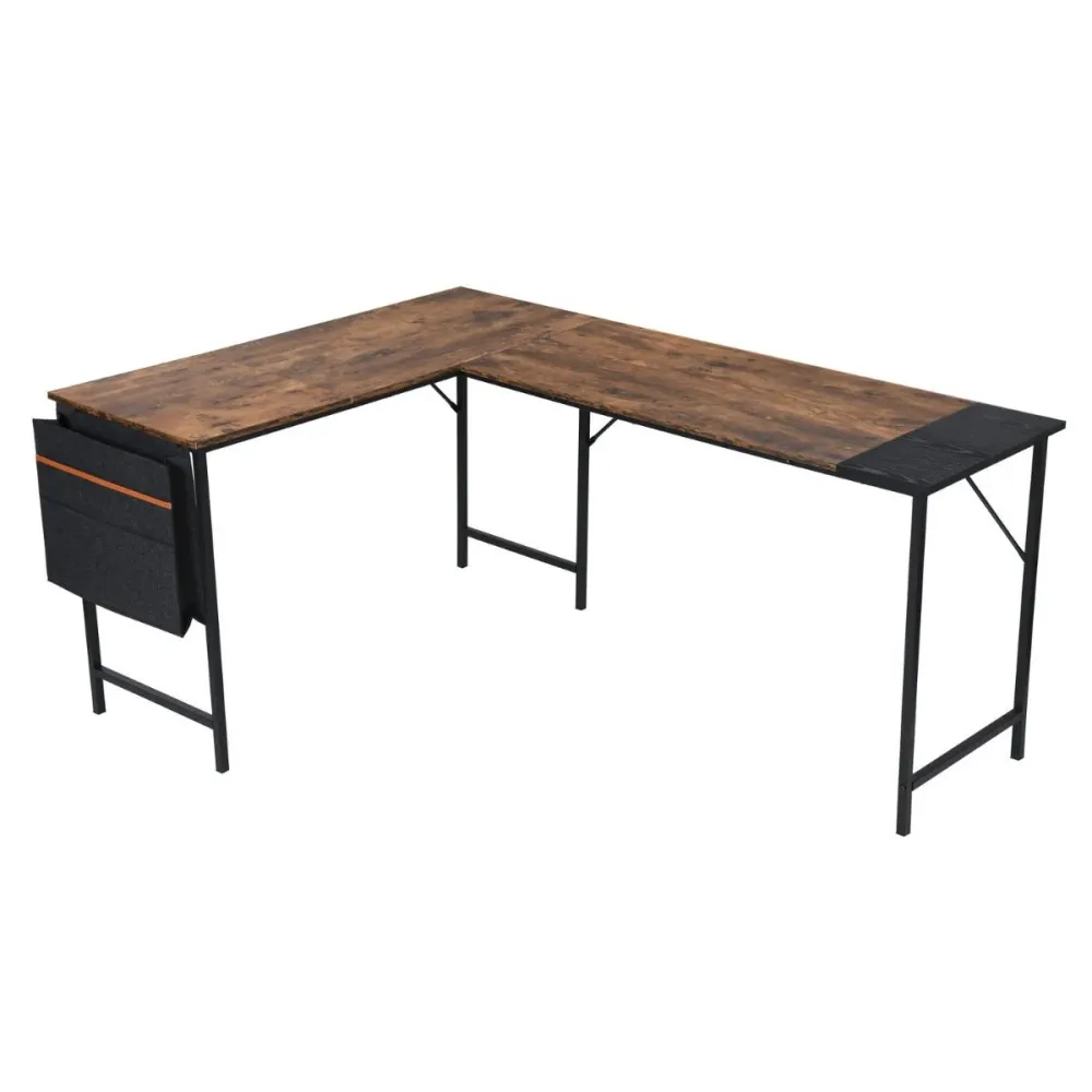 Atelier Du Nord - Bureau d'ordinateur Isoud en forme de L 58X47X29" Magasins Hart | Hart Stores