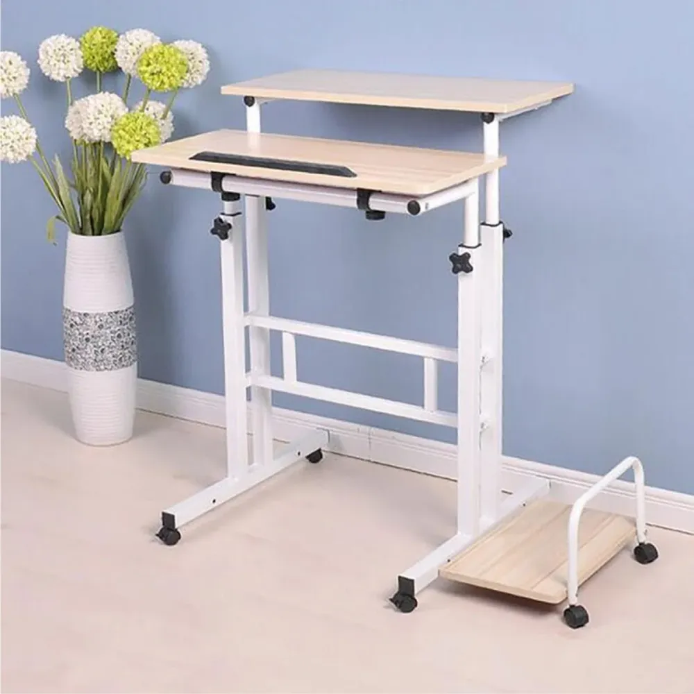 Bureau d'ordinateur beige réglable Magasins Hart | Hart Stores