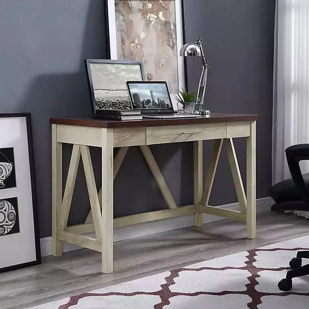 Bureau d'ordinateur en bois chêne/brun Magasins Hart | Hart Stores