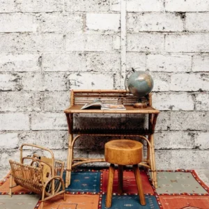 Edouard, le bureau en rotin N°307 Marion