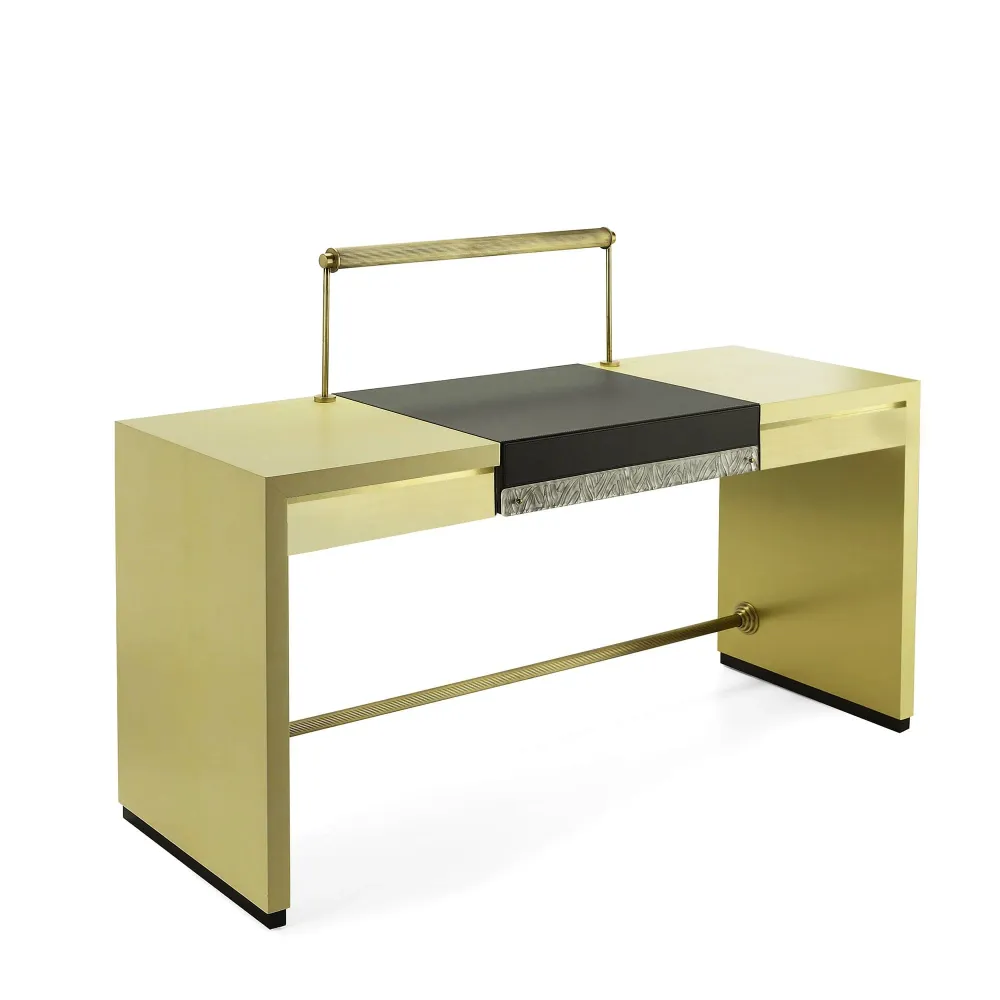 Bureau d'écriture avec deux tiroirs TREVOR par Studio 63 pour Marioni