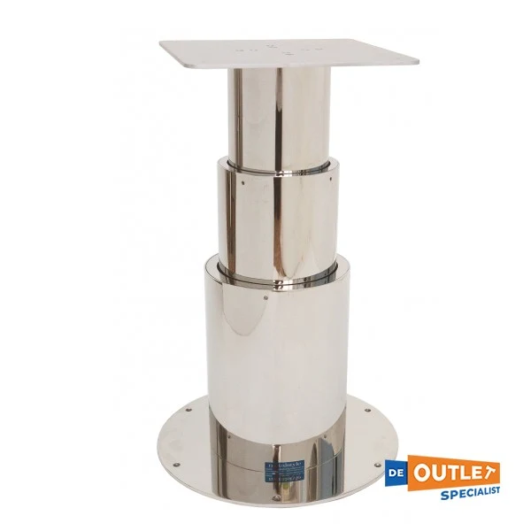 Metastyle lem E table de table en acier inoxydable à 3 étages électrique