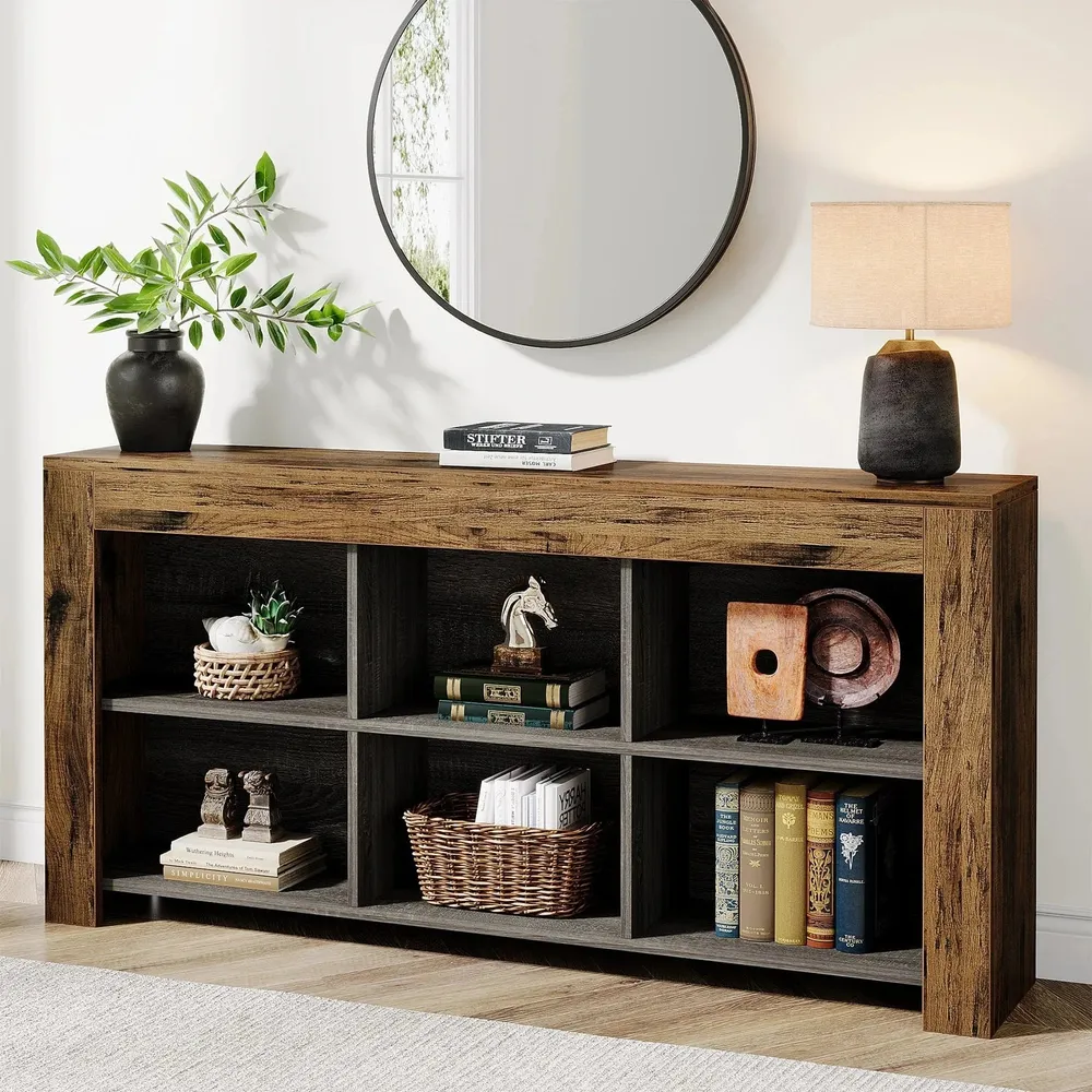 Meubles de rangement bureau bois ébène