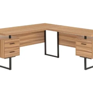 CLARA - Bureau en L 71" avec rangement Monarch