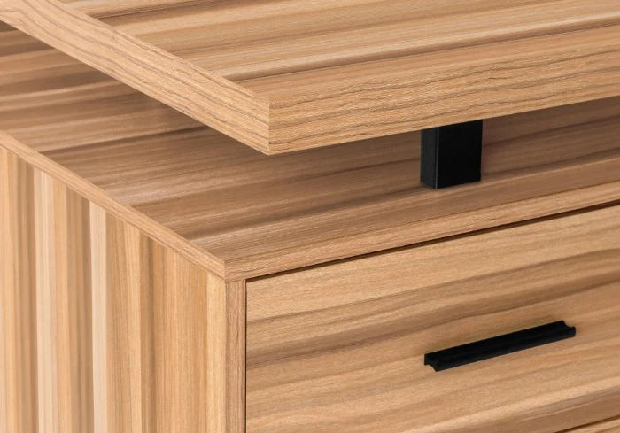 CLARA - Bureau en L 71" avec rangement Monarch