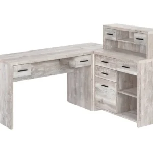 MATHIS – Bureau d’angle avec rangements Monarch