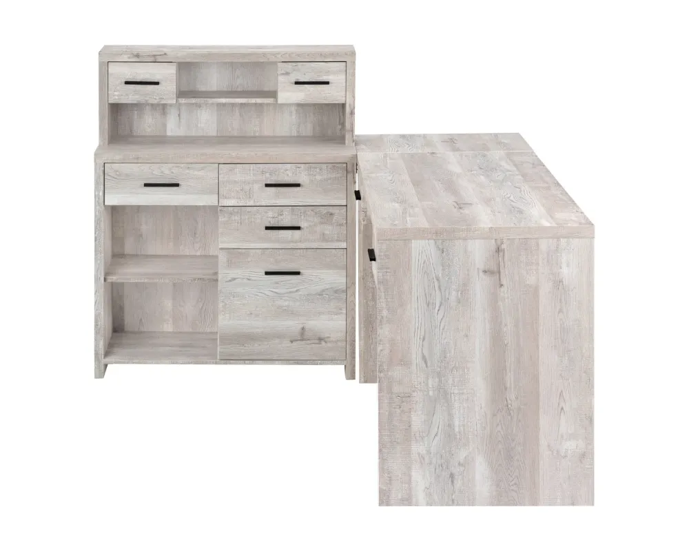 MATHIS – Bureau d’angle avec rangements Monarch