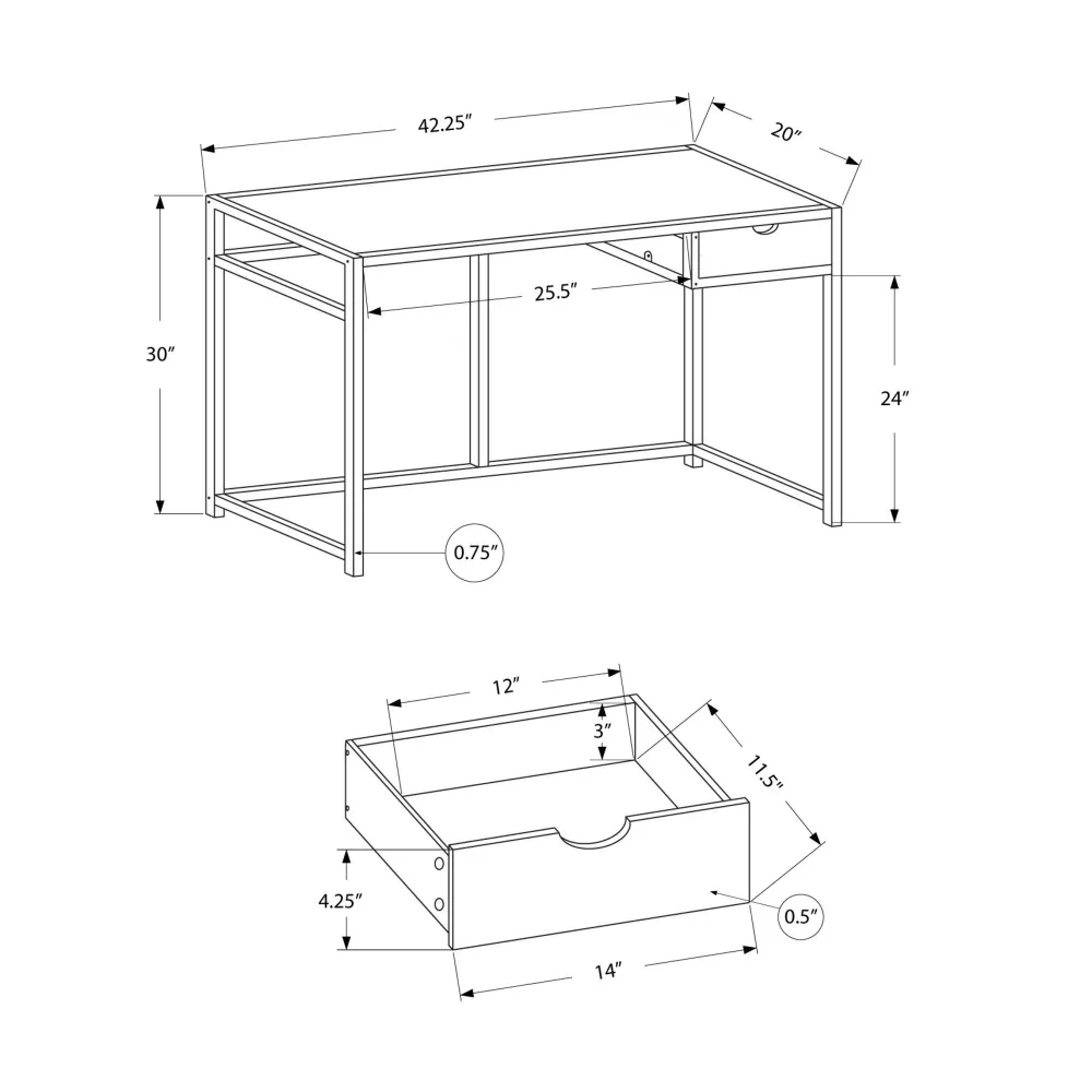 Monarch Bureau d'ordinateur I 7221