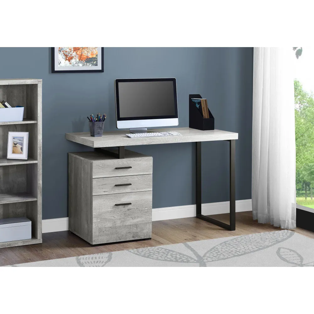 Monarch Bureau d'ordinateur - Gris/Noir I 7409