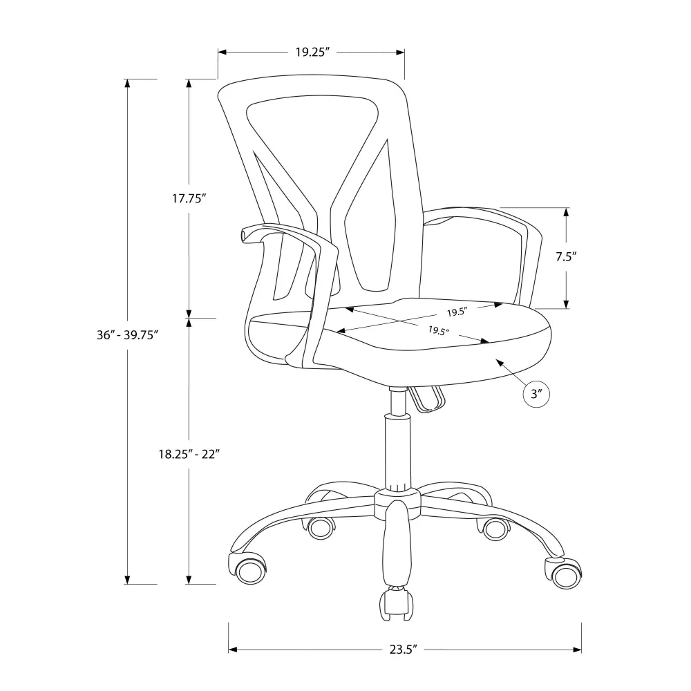 Monarch Fauteuils de bureau Fauteuils de bureau I 7460