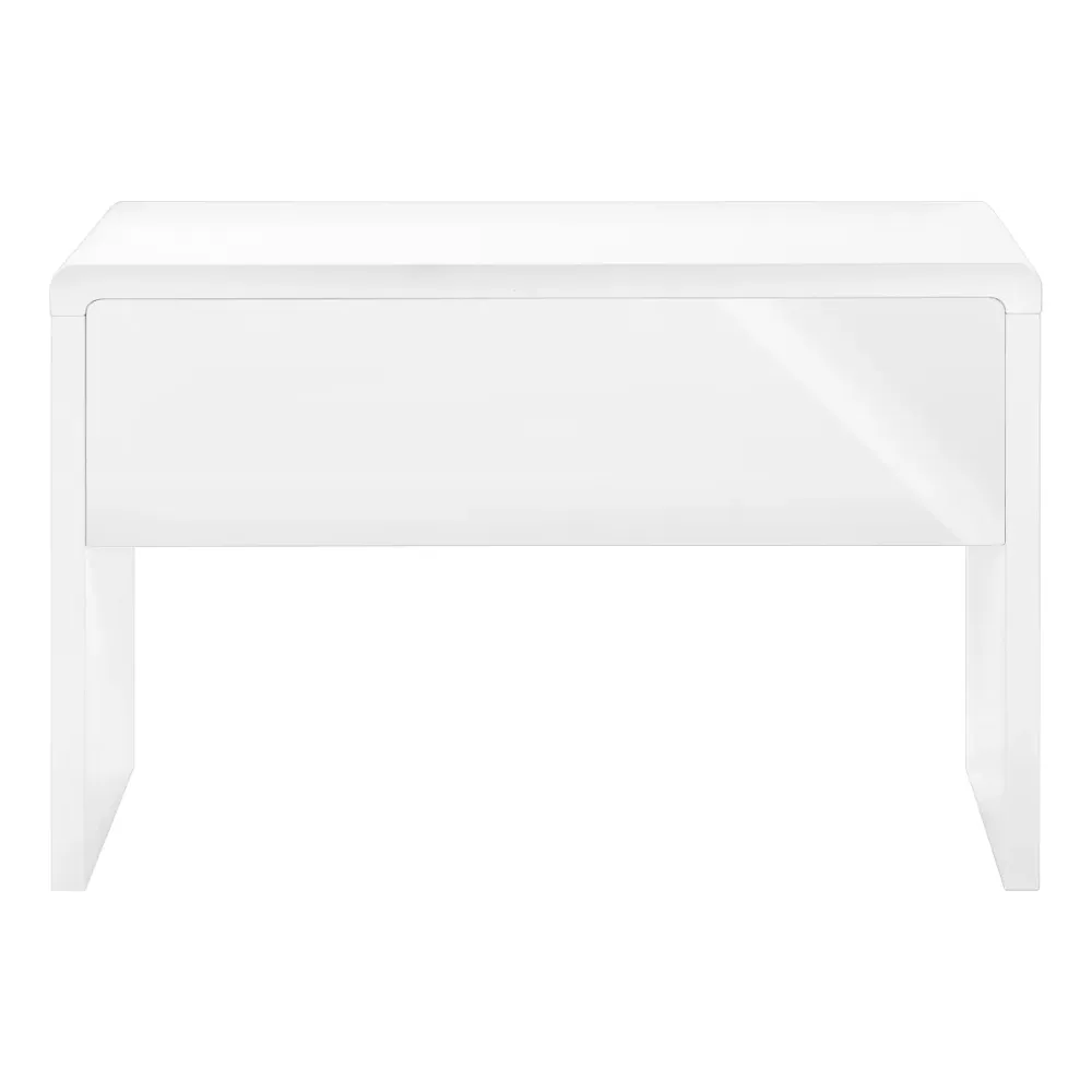 Alarion - Bureau de travail - 48 po - Blanc lustré Monarch Specialties