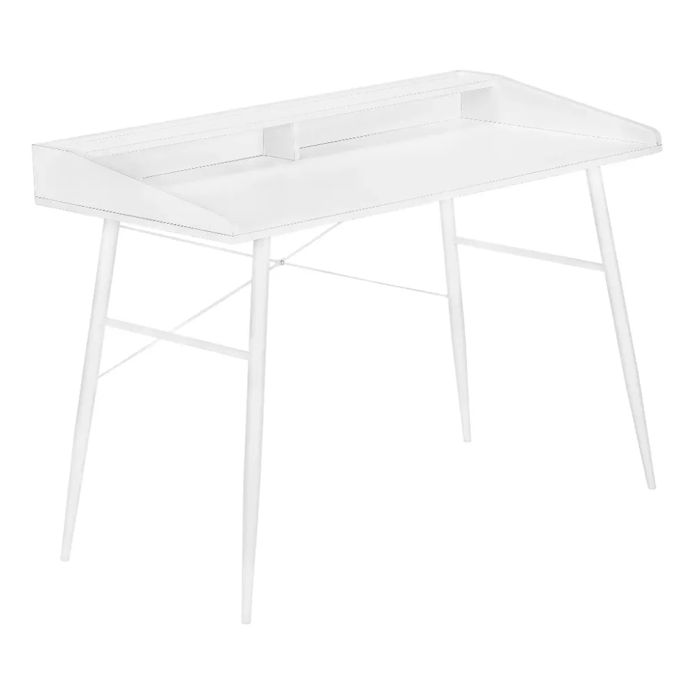 Alrik - Bureau de travail - 48 po - Blanc Monarch Specialties