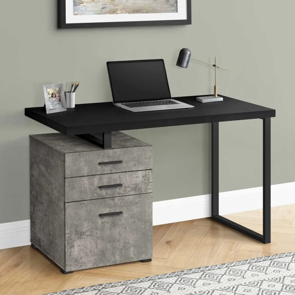 Elenia - Bureau de travail - 47 po Faux Monarch Specialties