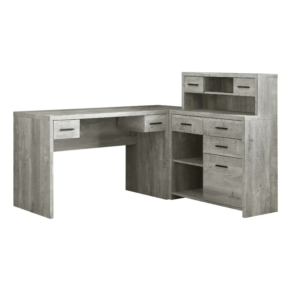 Florianne - Bureau de travail en coin Faux Monarch Specialties