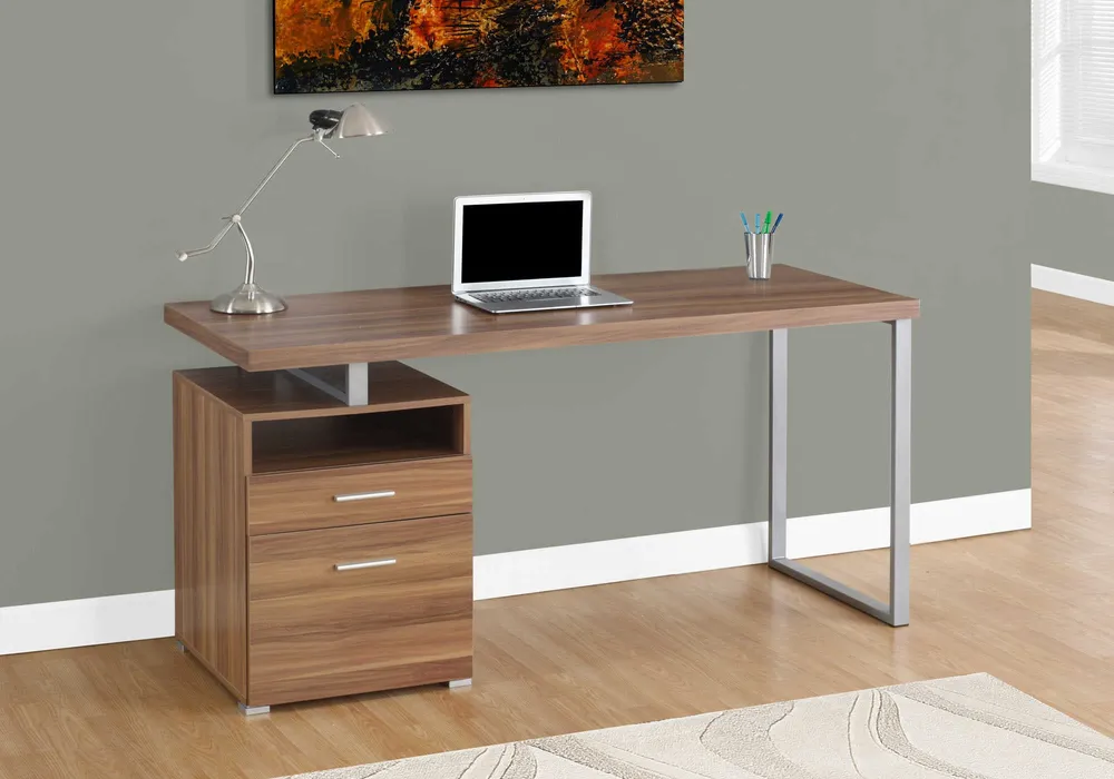Jovan - Bureau de travail - 60 po Blanc Monarch Specialties