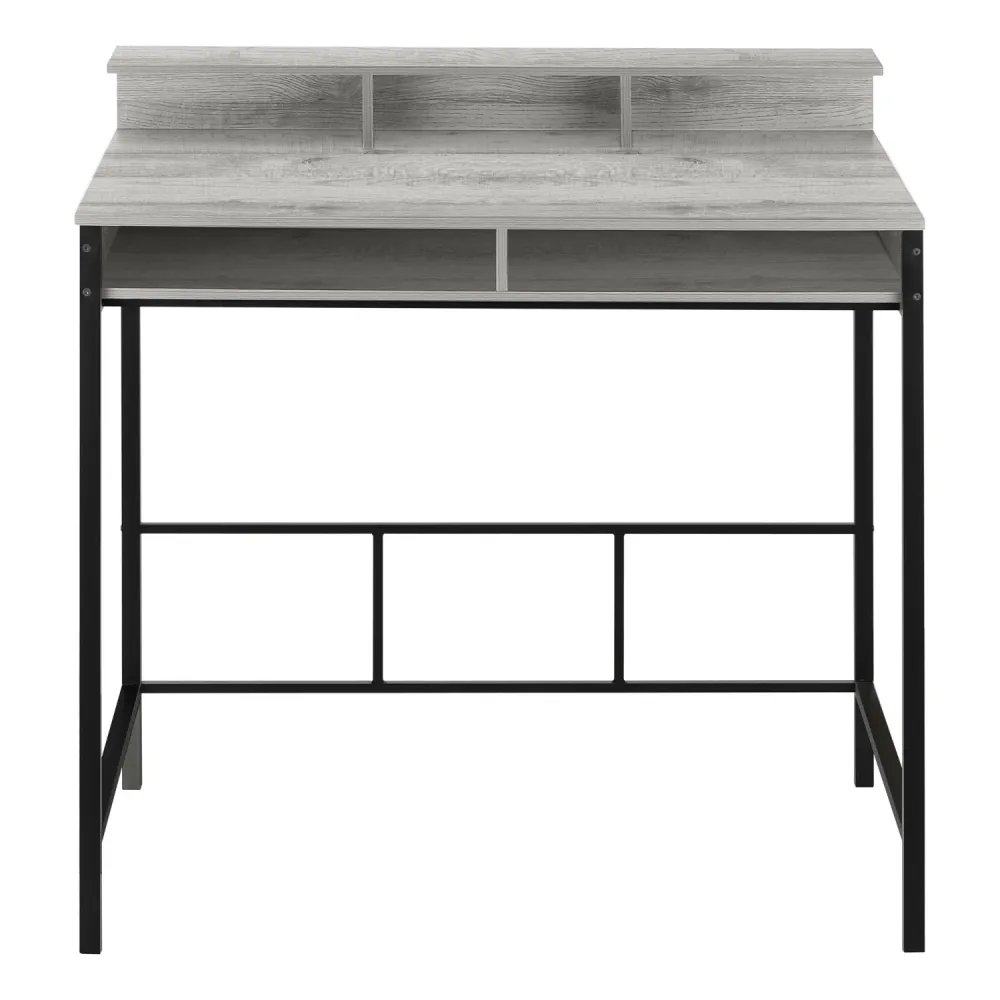 Kerian - Bureau de travail Hauteur debout - Gris Monarch Specialties