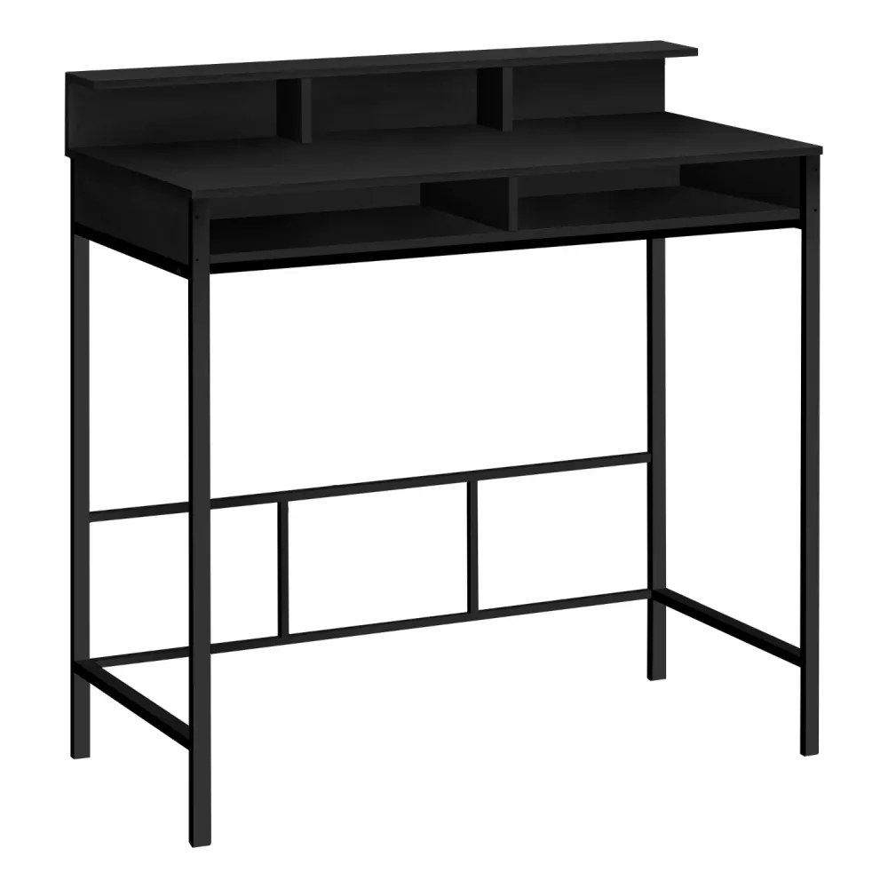 Kerian - Bureau de travail Hauteur debout - Noir Monarch Specialties