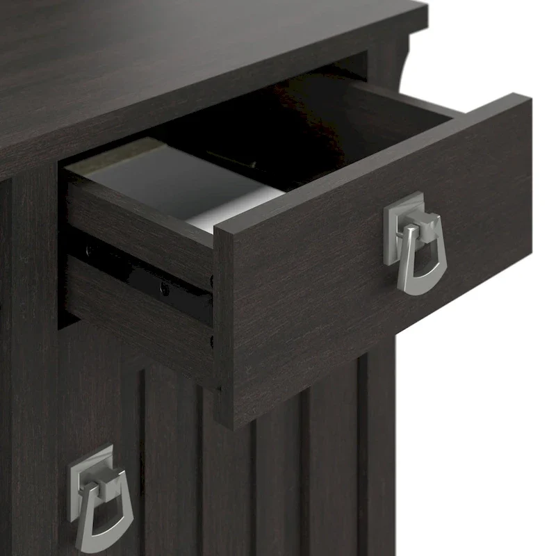 Bureau en L Bush Furniture Salinas 60W avec rangement intégré My Store