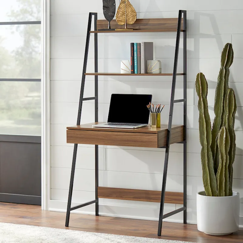 Bureau échelle et bibliothèque Simple Living Denton, ensemble 3 pièces My Store