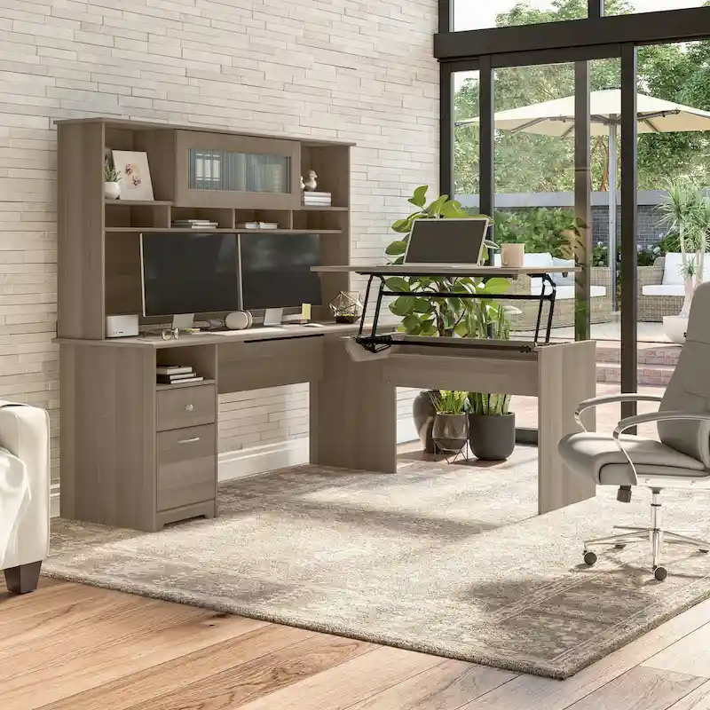 Bureau d'ordinateur Cabot 72W avec tiroirs, par Bush Furniture My Store