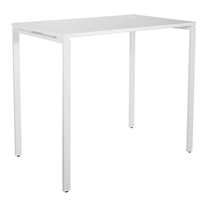 Bureau de 42 pouces de haut, noir ou blanc My Store