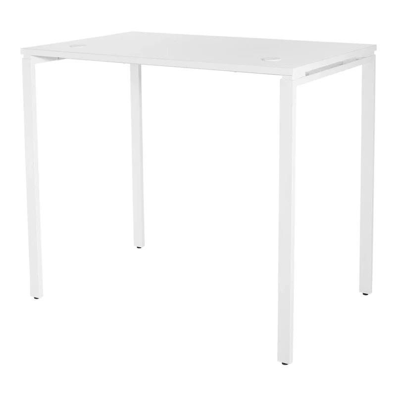 Bureau de 42 pouces de haut, noir ou blanc My Store