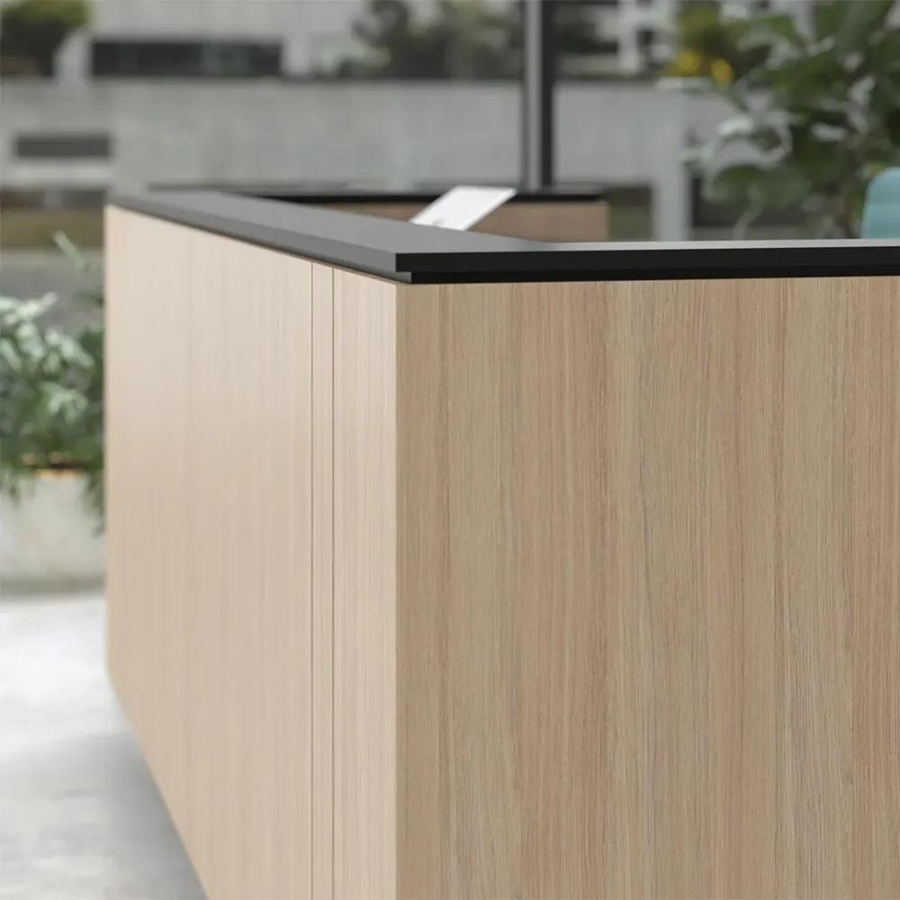 Office de comptoir de réception pour un poste de travail simple ou double ǀ ICE
