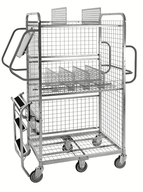 Order Picking Trolley – Modul 300 Electrogalvanised Flex Cart – 300kg Capacity (900 × 625 × 1230 mm)