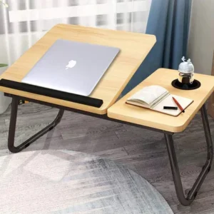 Table Pliante Réglable Multifonction – Bureau Portable Ergonomique avec Porte-Gobelet Oula Shop