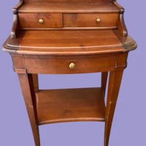 Petit meuble bureau secrétaire écritoire en merisier Louis Philippe