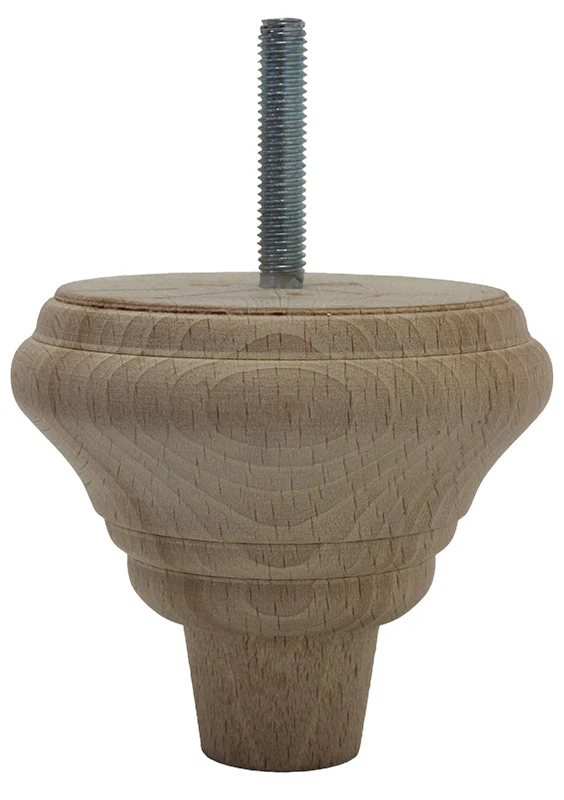 Pieds de meuble en bois lavande