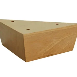 Pieds de meubles en bois triangulaires simples