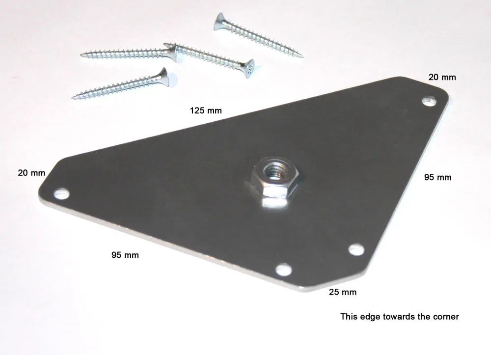 Plaque de fixation universelle