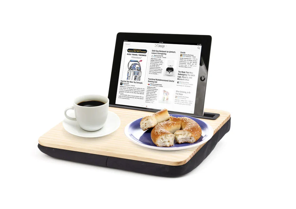 Plateau I pad -I bed lap Wood desk