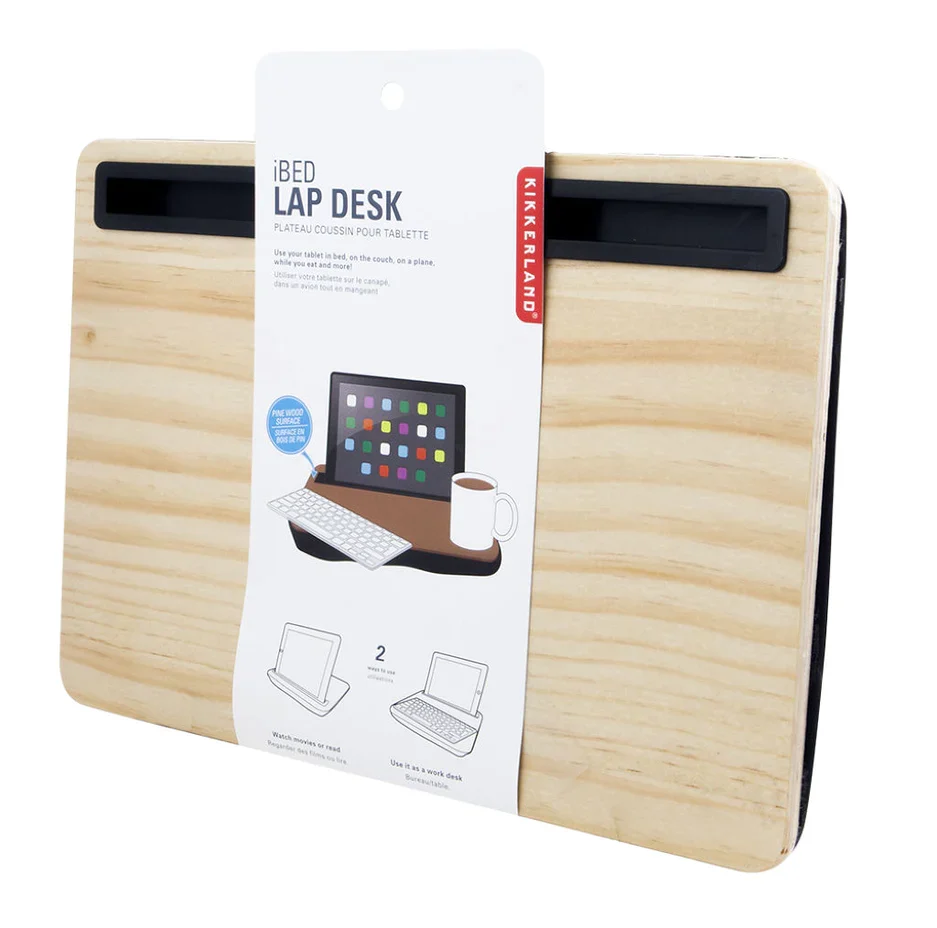 Plateau I pad -I bed lap Wood desk