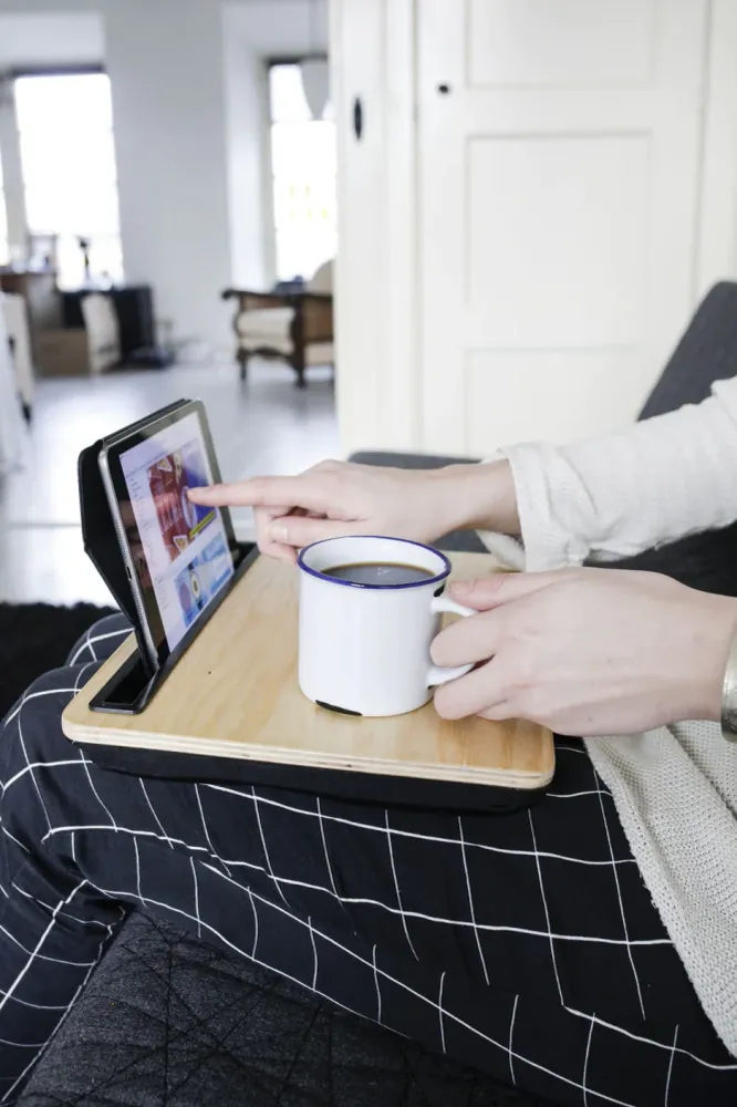 Plateau I pad -I bed lap Wood desk
