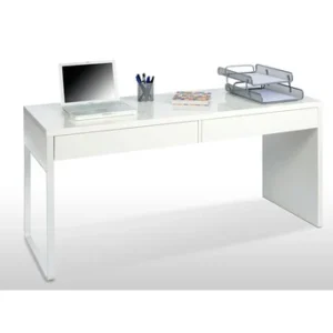 Porta Computer 'Touch' Cm.138x50x75H Bianco Lucido
