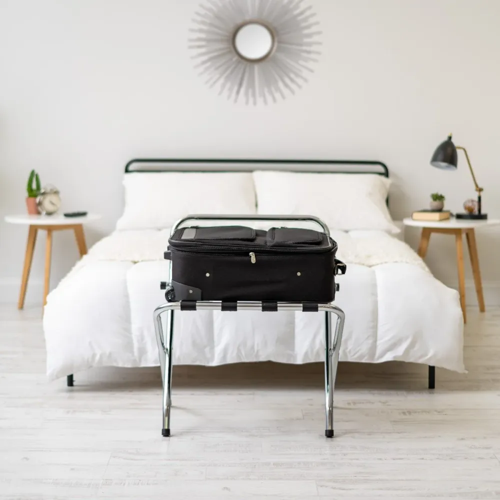 Porte-bagages avec barre de support