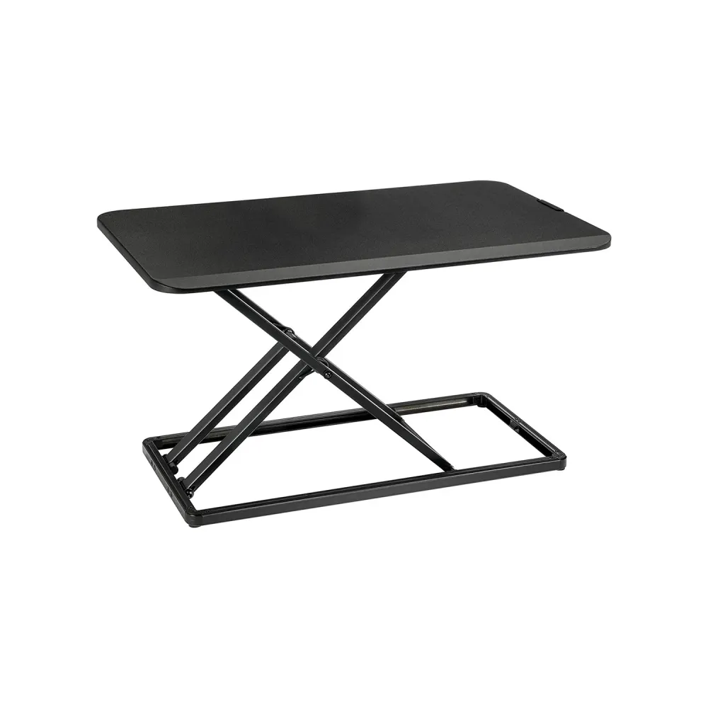 Poste de travail ergonomique noir